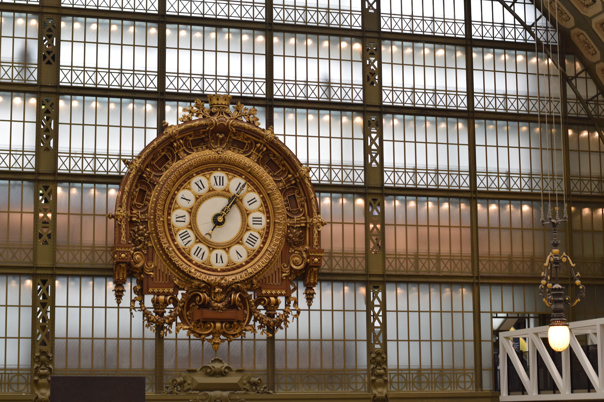 The clock in Musee D'Orsay, Paris.